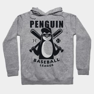 Penguin Baseball Tribute - Penguin Baseball League - Baseball Gift Hoodie